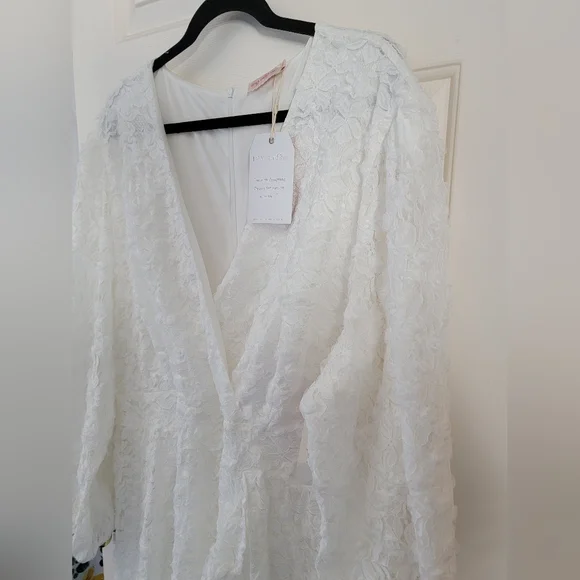 NWT Ivy City Be Mine White Lace Dress - Picture 5 of 14